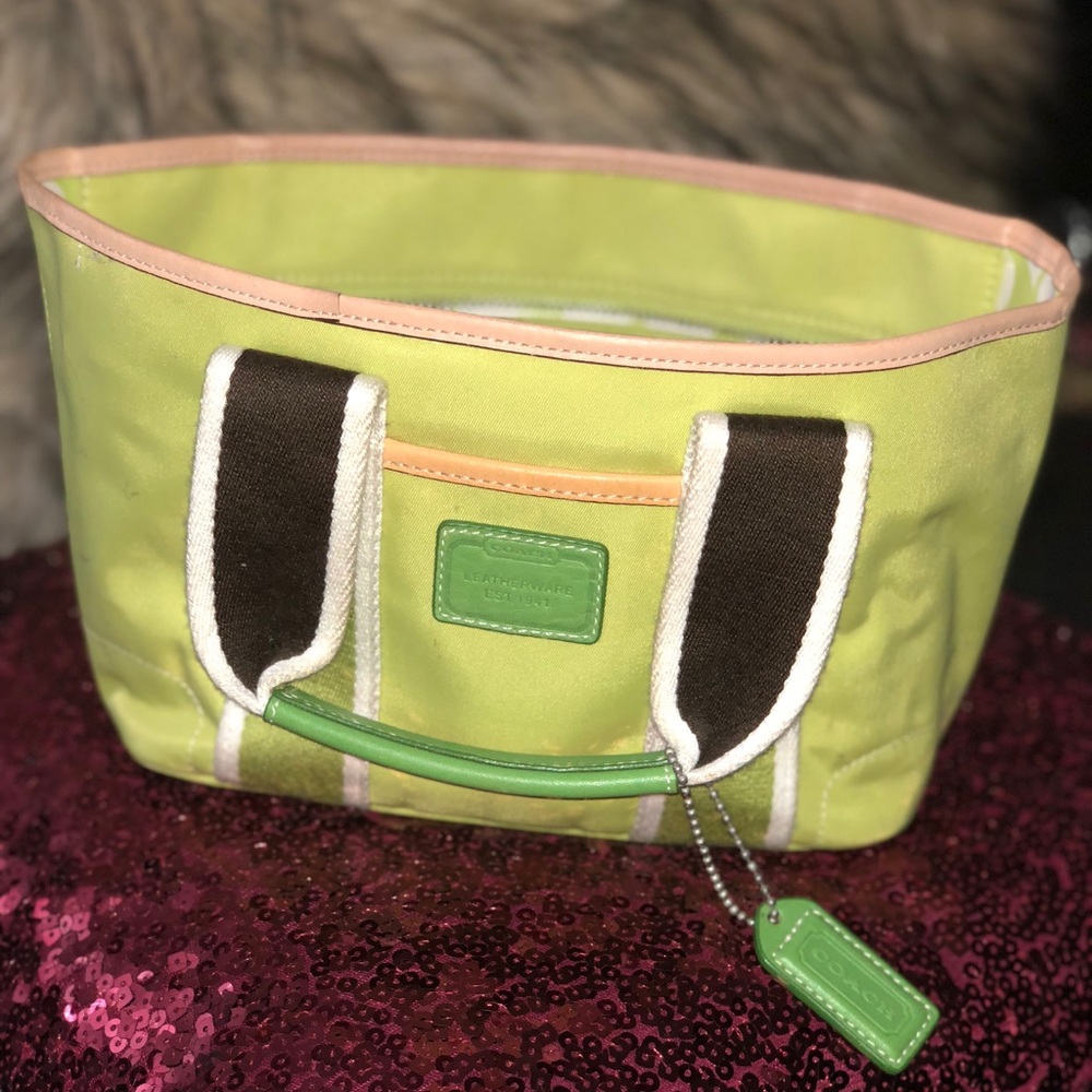 🌟COACH🌟 Mini Hampton Tote - Green